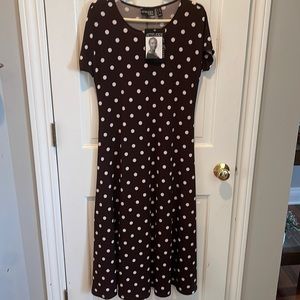 Attitudes by Renee, polka dot dress  brand new! Never worn with tags !